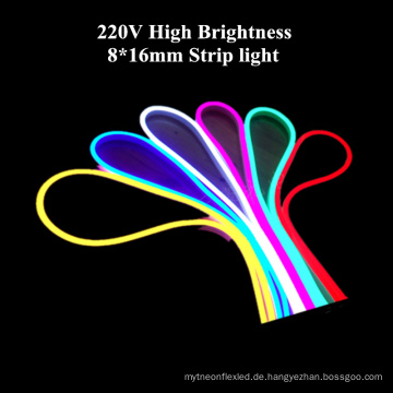LED-Lichtleiste wasserdicht 12V 24V 110V 220V IP68 Mini-Quadrat LED Neon Flex